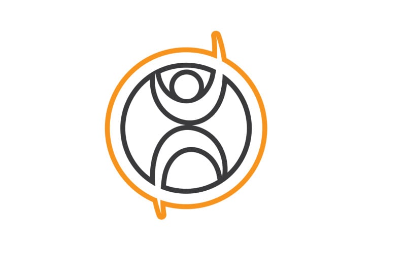 Cappello da chef semplice logo design vettoriale v1