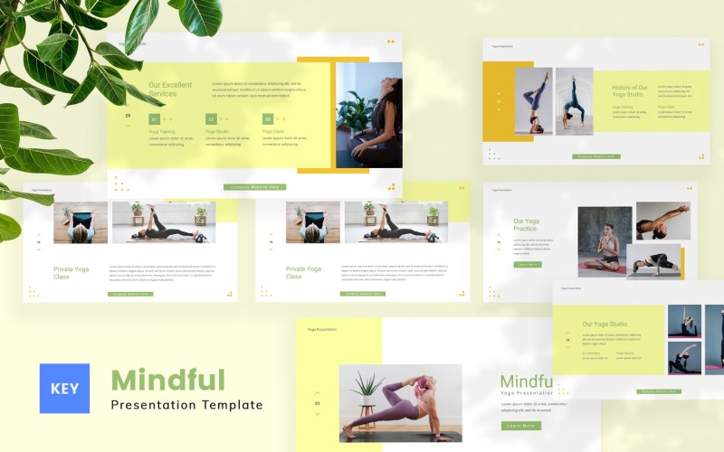 Consapevole - Modello di nota chiave di yoga