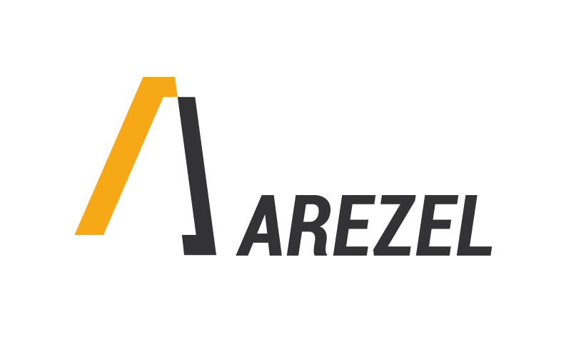 Letter A geometrisch logo ontwerp