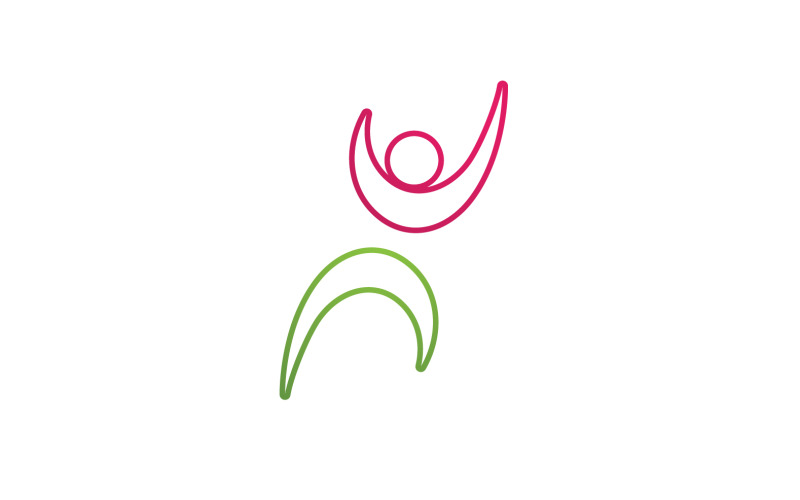 Logo sukcesu grupy ludzkich postaci 2
