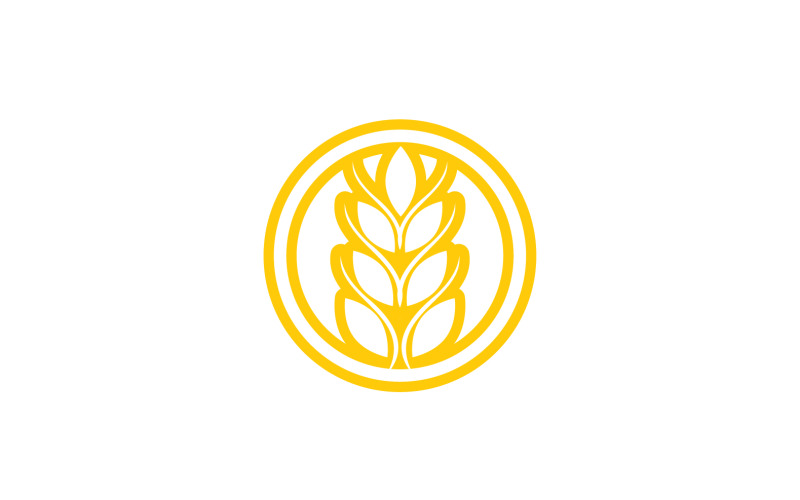 小麦大米燕麦食品标志设计 v8