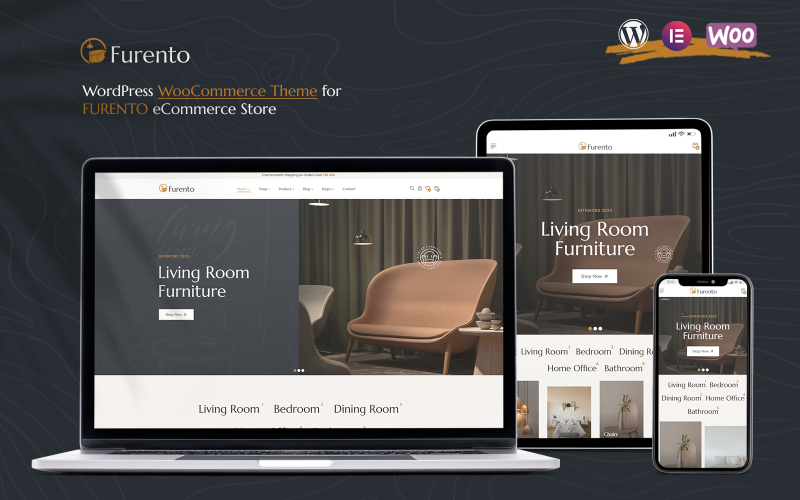 Furento - тема WooCommerce для багатофункціональних меблів