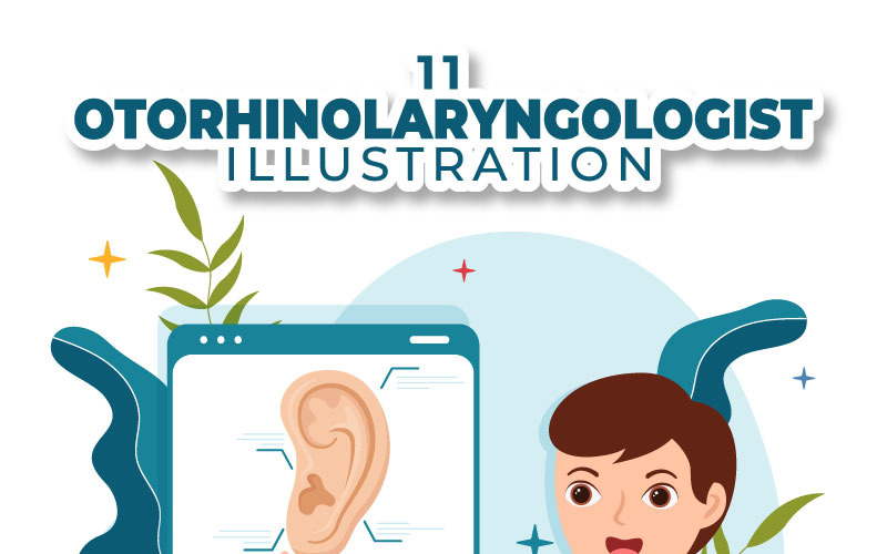 11 Ilustrace otorinolaryngolog