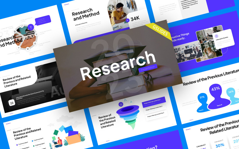 Research Thesis Defence Education Google Slides Template Research Thesis Defence Education Google Slides Template