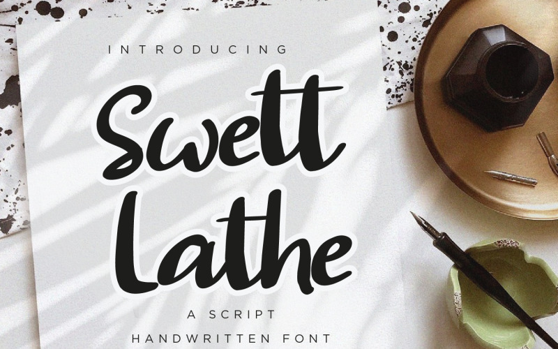 Swett Lathe — nowoczesne czcionki skryptowe