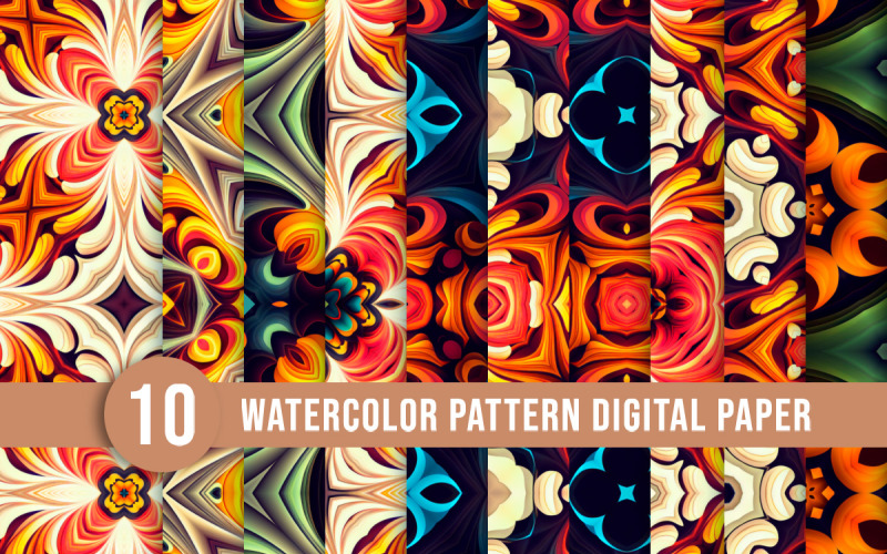 Kreatywny niekończący się pakiet wzorów kwiatowych