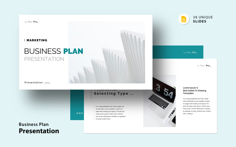 Business Plan Presentation Powerpoint Layout Template