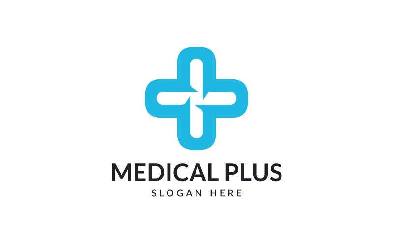 Création de logo vectoriel médical plus