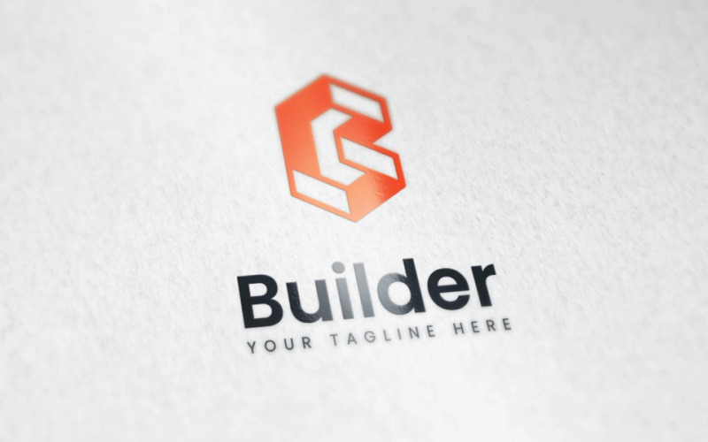 Logotipo do Construtor ou Logotipo da Letra B