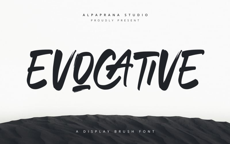 Evocative - Modern Brush Font