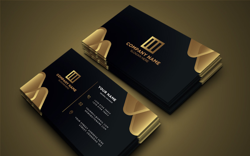 Mockup Di Biglietti Da Visa Di Lusso Con Effetto Goffrato Oro | PSD Premium