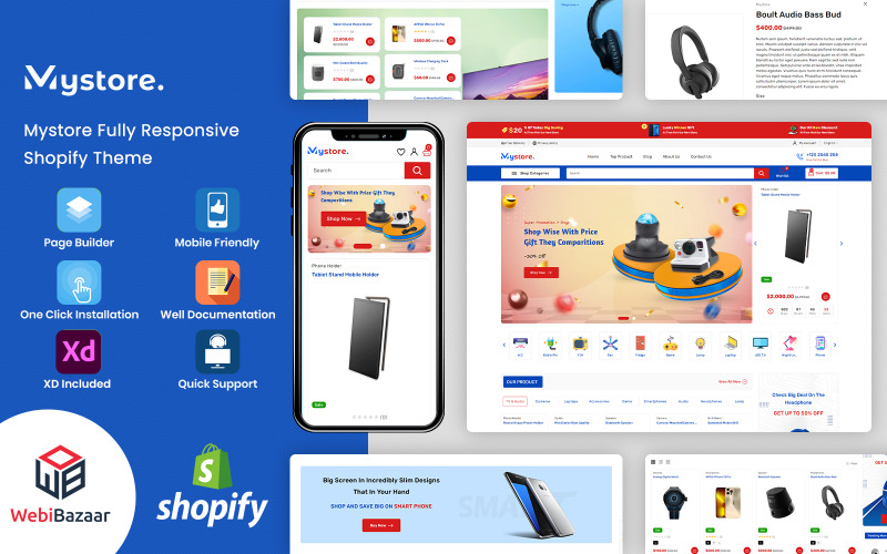 MyStore - Multifunctioneel responsief Shopify OS 2.0-thema