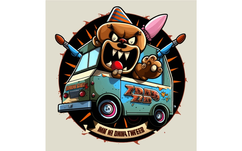 Logotipo de desenho animado como vetor de ilustração de ursinho de pelúcia