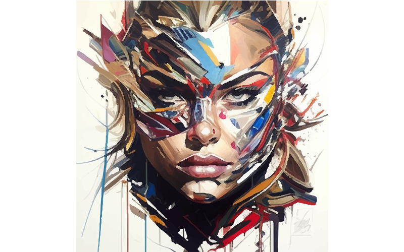 Sadhbh Zélie karaktär Illustration vektor