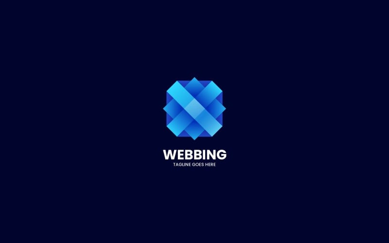 Webbing Gradient Logo Template