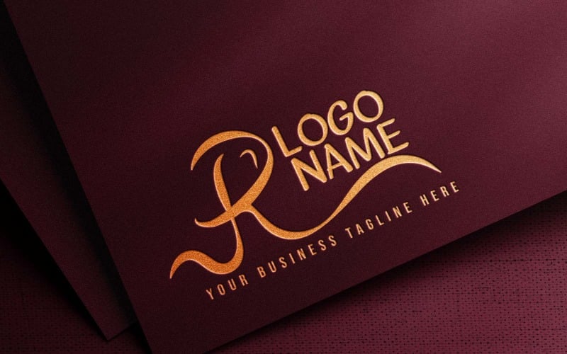 Modern Waving R Letter Creative Logo Design - IDENTITÀ DEL MARCHIO