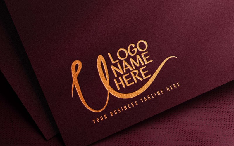 Modern zwaaiend U-letter creatief logo-ontwerp - MERKIDENTITEIT