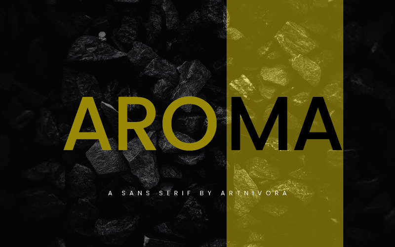 Aroma - Moderní bezpatková písma