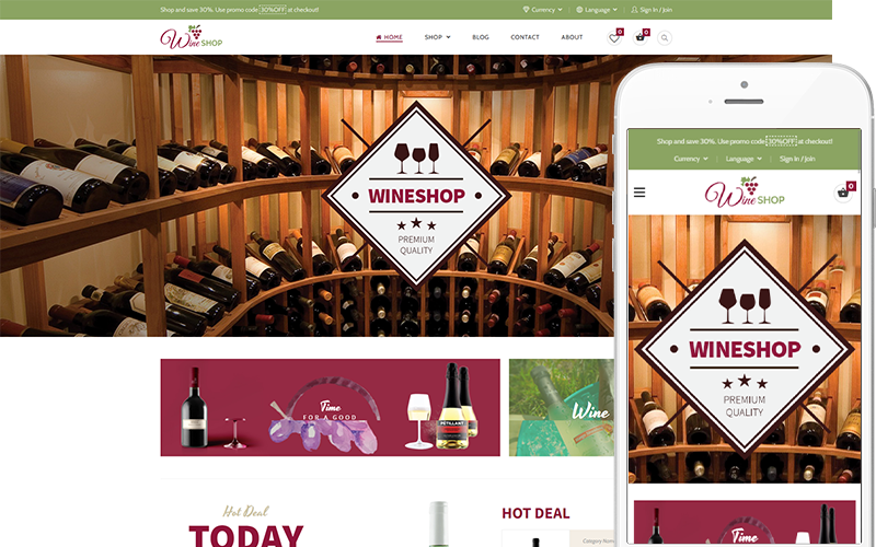 Enoteca - Tema WooCommerce per vino, cantina e vigneto