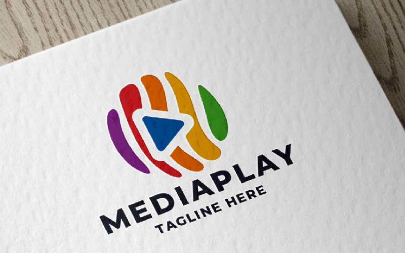 Media Play Pro Logo Şablonu