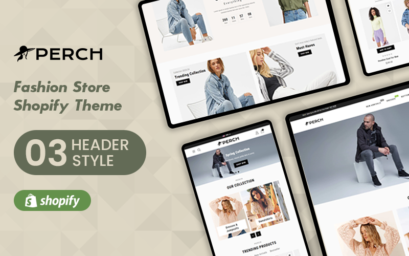 Móda okounů – oblečení Ecommece Shopify téma