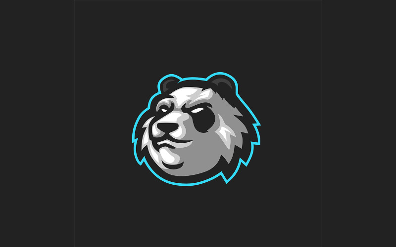 Pandas Logo Illustration Vector