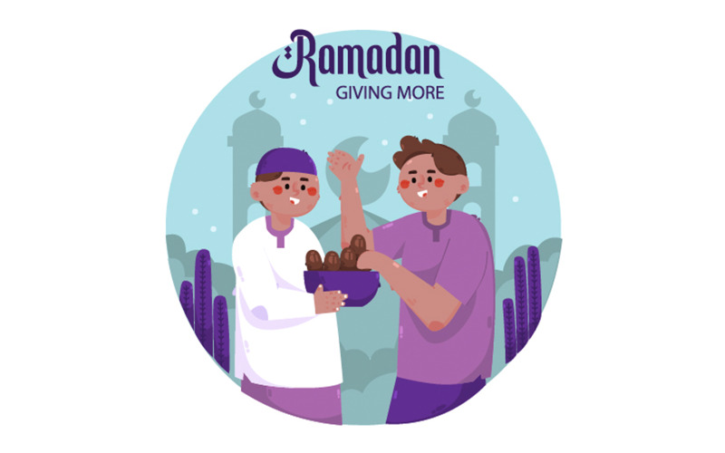 Ramadan gibt mehr Illustration