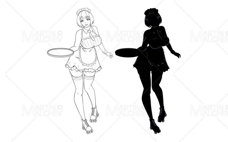 Waitress Haruka [Avataro Sentai Donbrothers] : r/awwnime