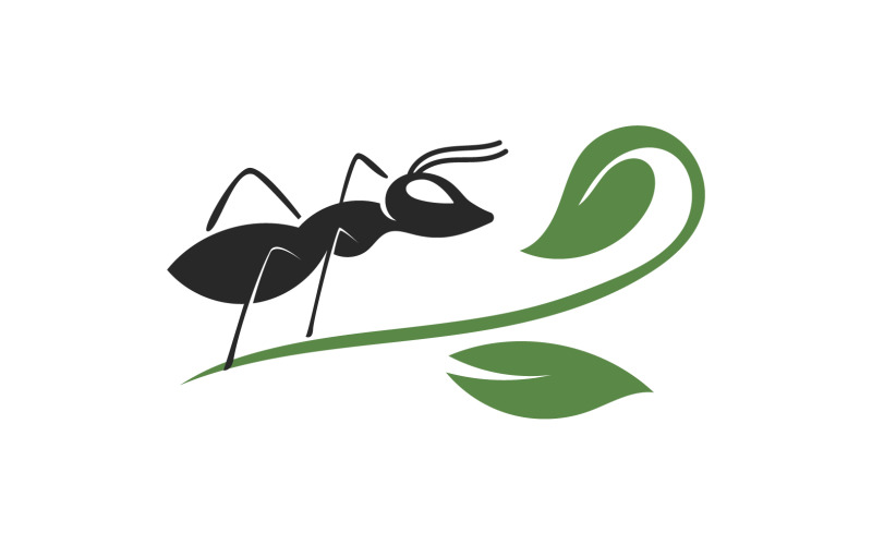 Ameisenkopf-Tier-Logo-Vektor v1