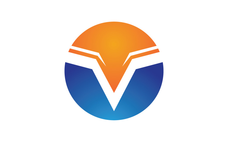 Disegno vettoriale del logo della finanza aziendale grafica v24