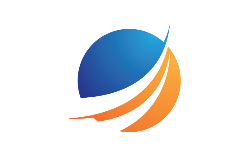 Графічний бізнес Фінанси логотип вектор дизайн v3
