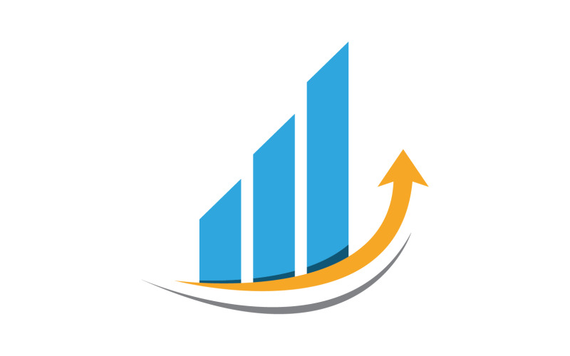 Grafisch Business Finance logo vector ontwerp v17