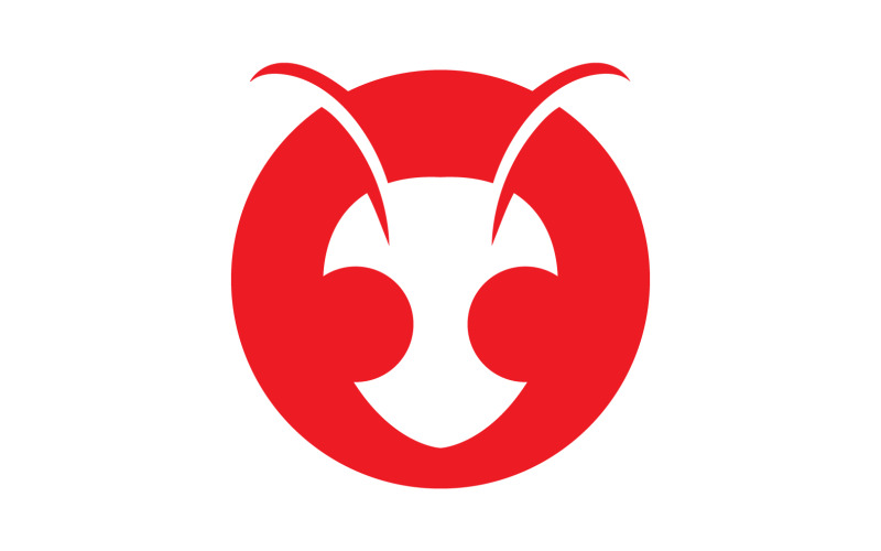 Ameisenkopf Tiere Logo Vektor v14
