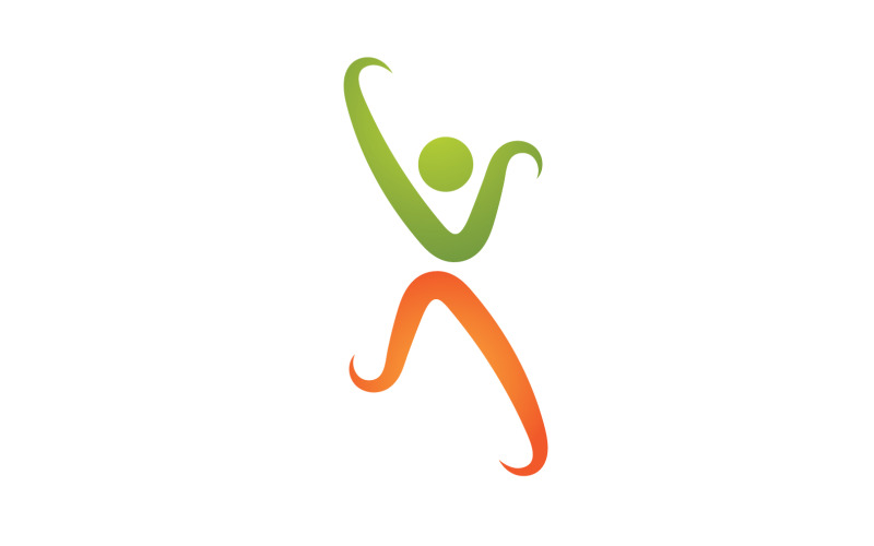 Lidský charakter zdraví lidí logo vektor v44