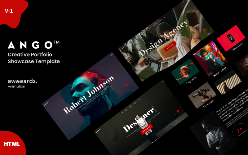 Ango - Creative Portfolio Showcase-sjabloon