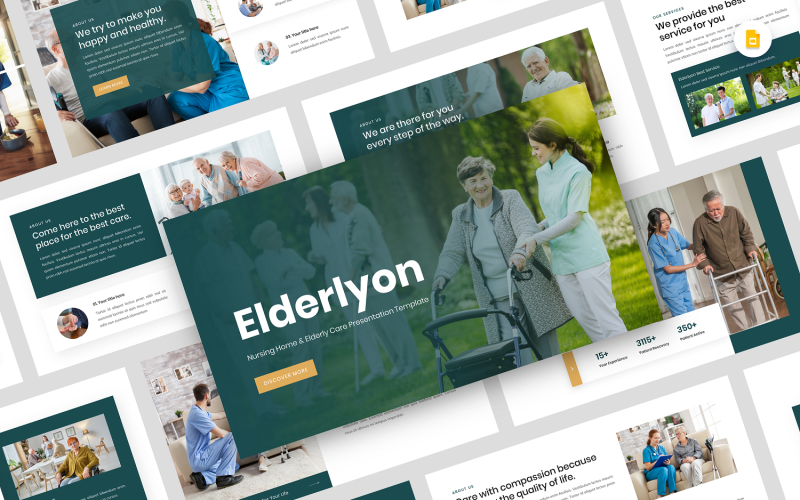 Elderlyon – Idősek otthona és idősgondozás Google diasablon