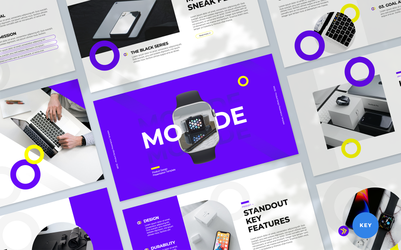 Modus - Keynote-Vorlage für Produktdesign