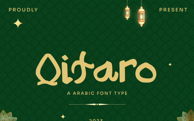 Qitaro — prosta arabska czcionka