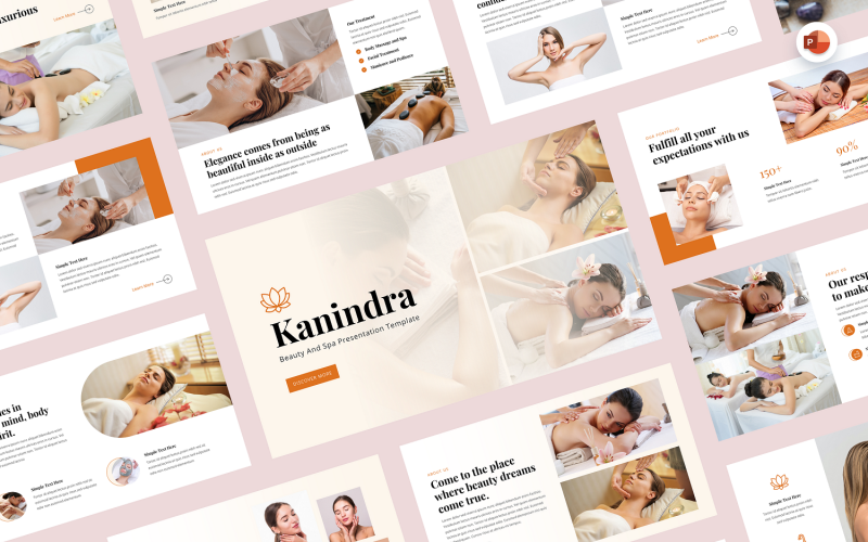 Kanindra - Красота и спа Шаблоны презентаций PowerPoint