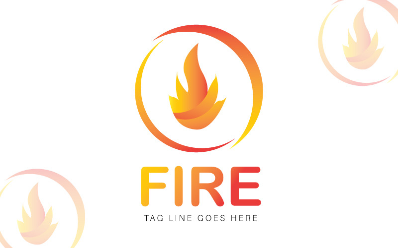 Modèle de logo de service d'incendie créatif - Logo du service d'incendie
