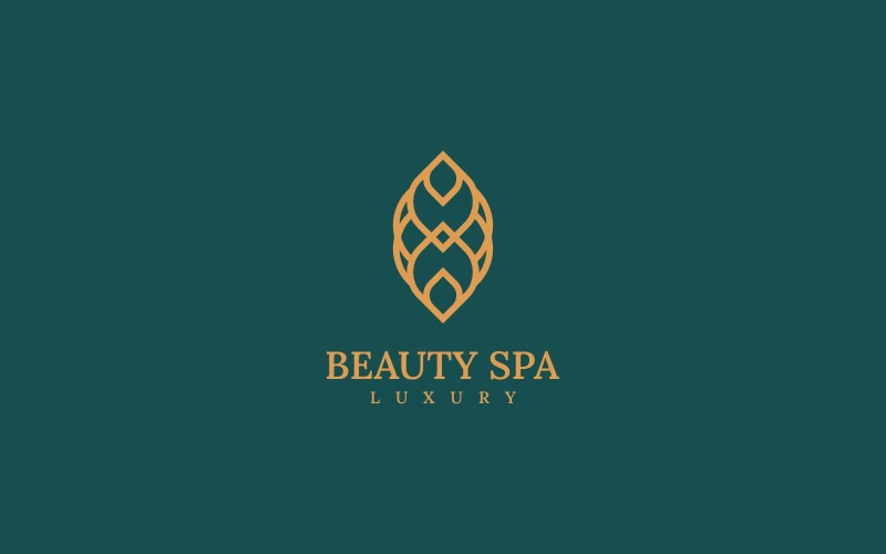 Beauty Spa Line Art Logo Styl 1