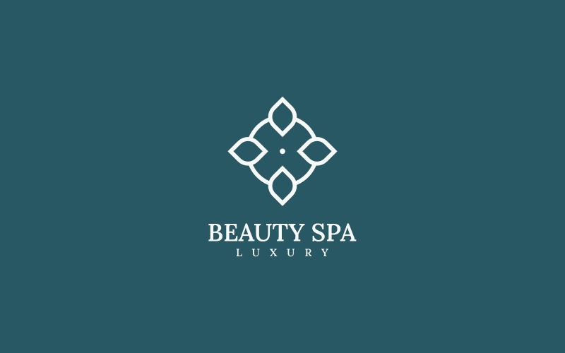 Beauty Spa Strichzeichnungen Logo-Design
