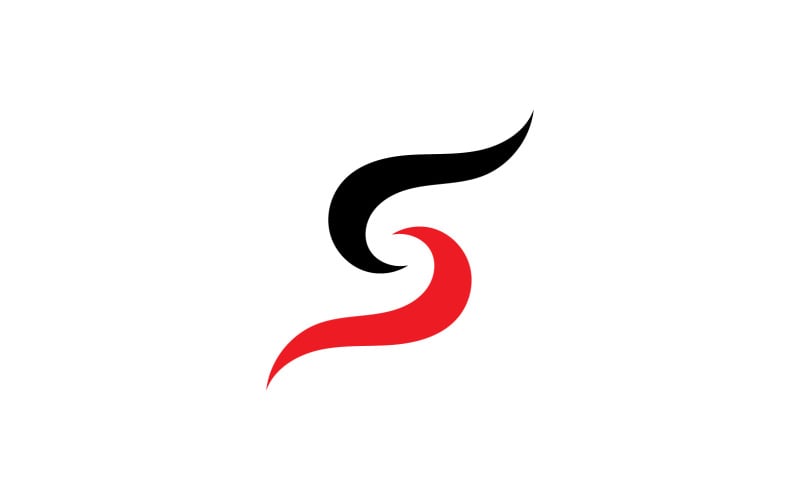 Letter s business name logo design v4 - TemplateMonster