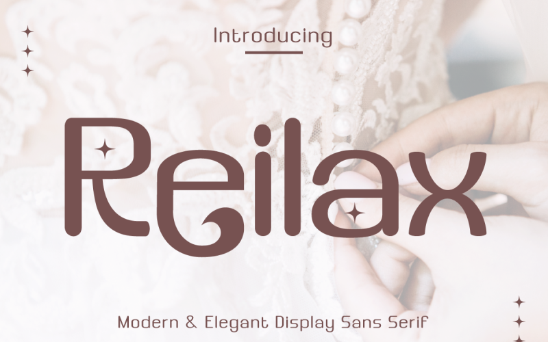 Reilax - Présentoir Moderne & Elégant Sans Serif