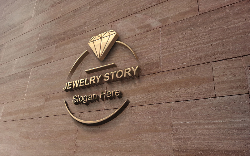 Smycken Story Logotypmallar