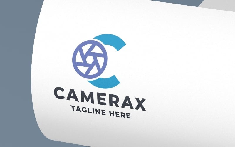 Camerax Letter C Pro logó sablon