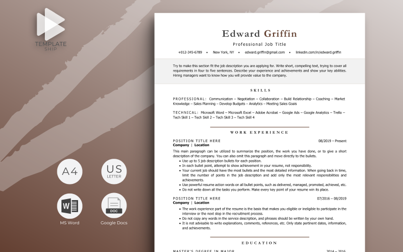 resume help griffin