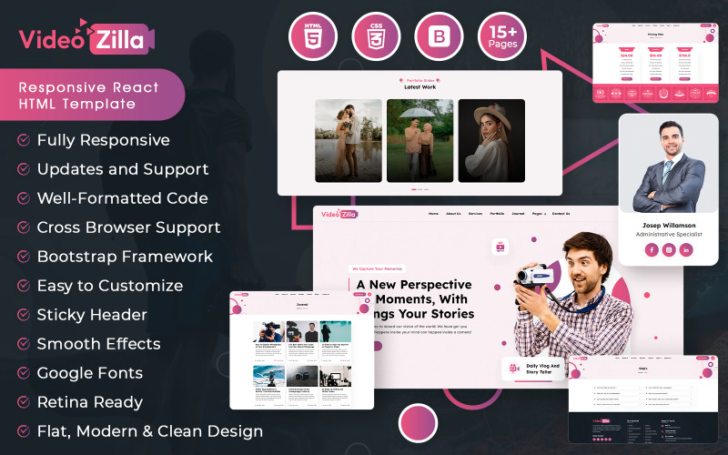Videozilla React Next 模板