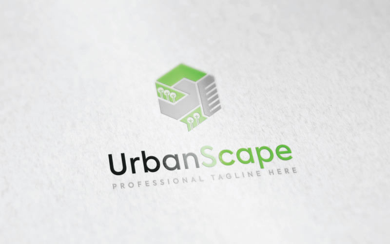 Letras U e S Logo ou Logo Urban Scape