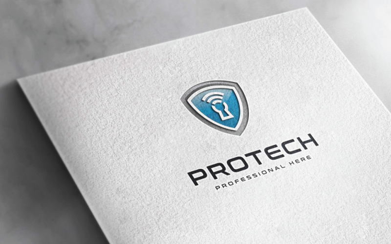 Logo de protection des technologies Logo de sécurité